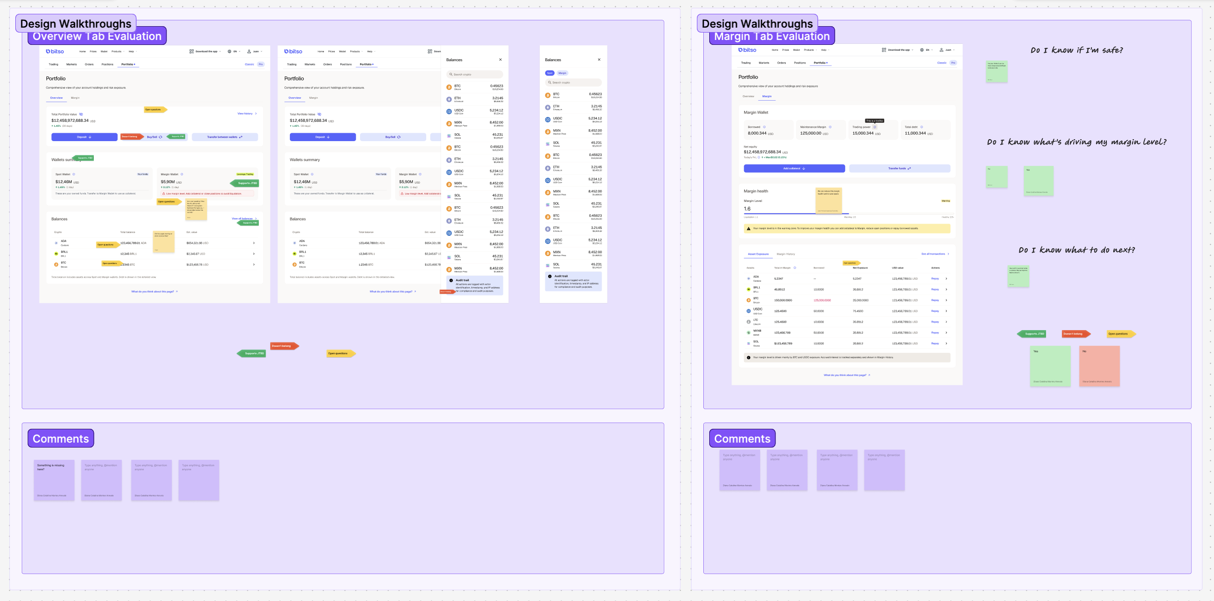 Early UX explorations